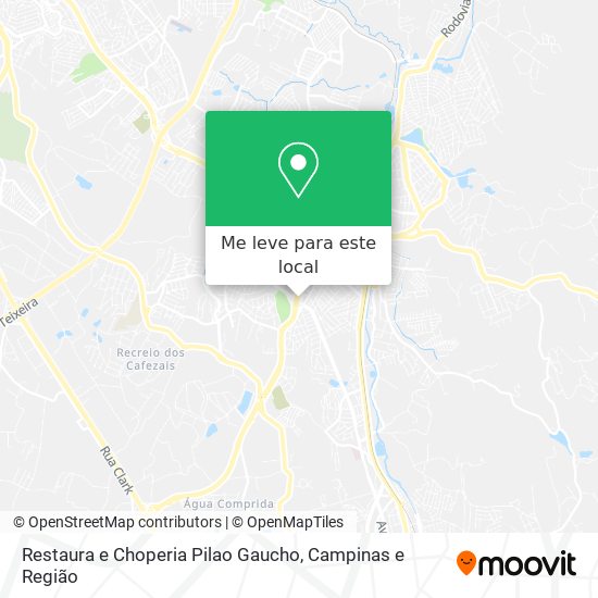 Restaura e Choperia Pilao Gaucho mapa