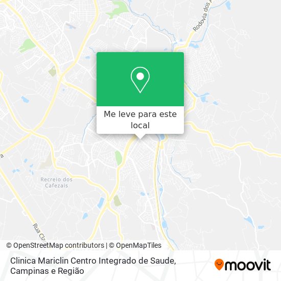 Clinica Mariclin Centro Integrado de Saude mapa