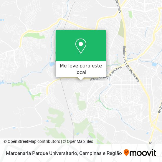 Marcenaria Parque Universitario mapa