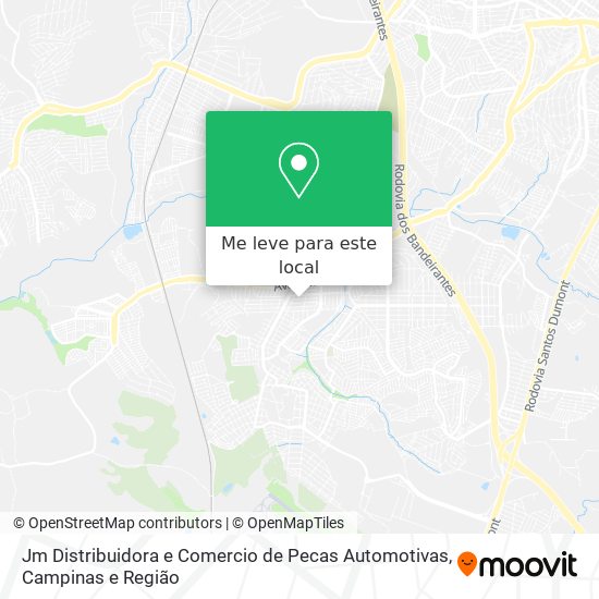 Jm Distribuidora e Comercio de Pecas Automotivas mapa