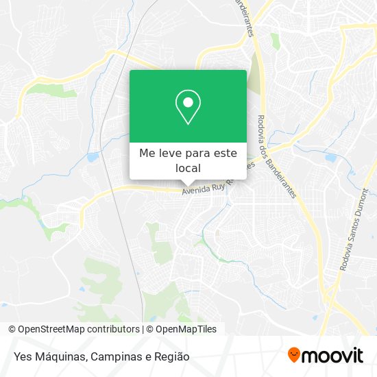 Yes Máquinas mapa