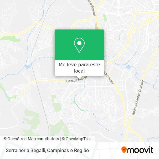 Serralheria Begalli mapa