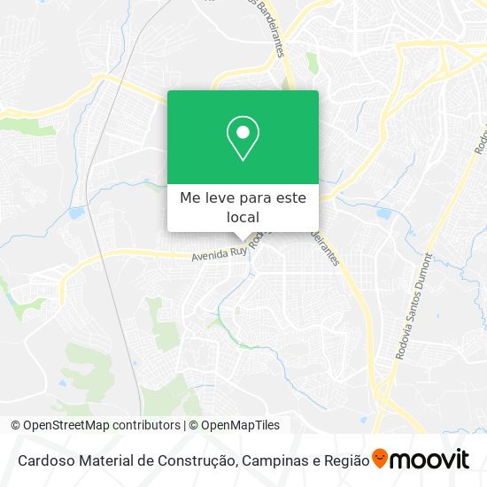 Cardoso Material de Construção mapa