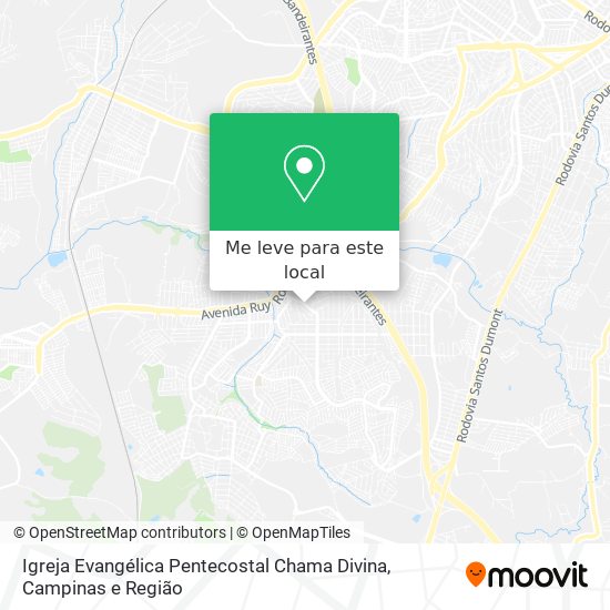 Igreja Evangélica Pentecostal Chama Divina mapa