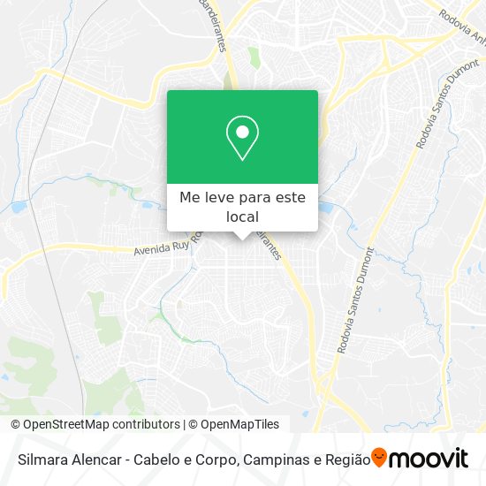 Silmara Alencar - Cabelo e Corpo mapa