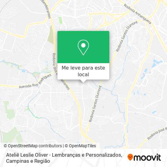 Ateliê Leslie Oliver - Lembranças e Personalizados mapa