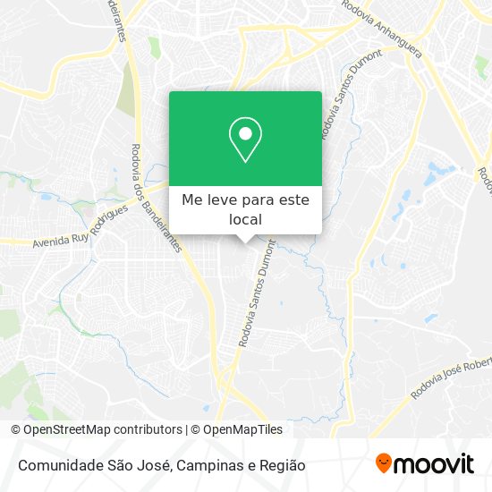Comunidade São José mapa