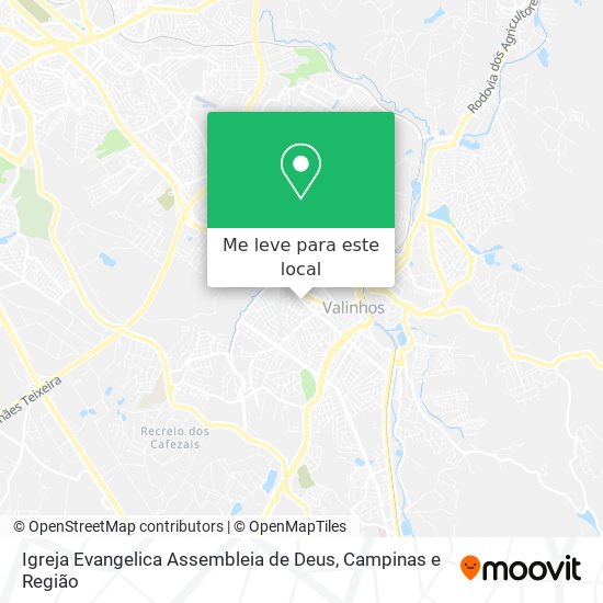 Igreja Evangelica Assembleia de Deus mapa