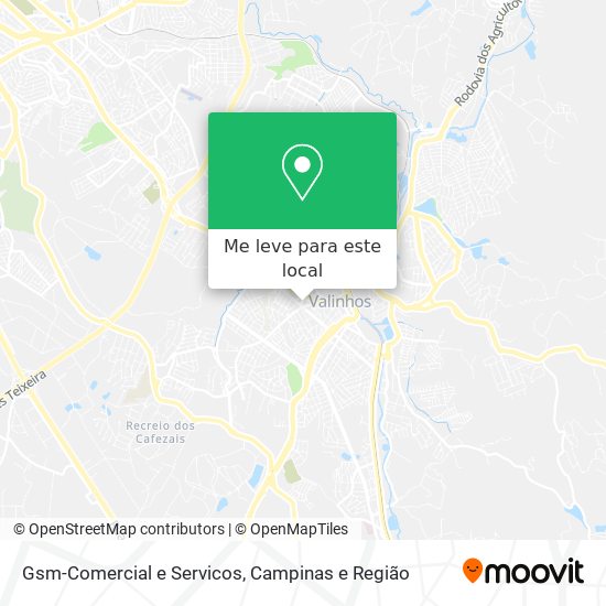 Gsm-Comercial e Servicos mapa