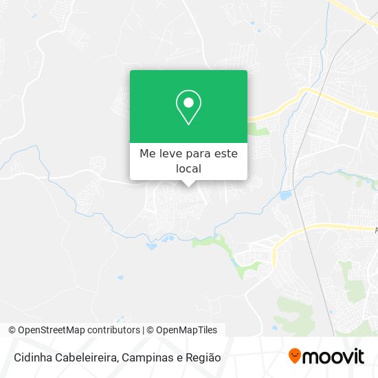 Cidinha Cabeleireira mapa