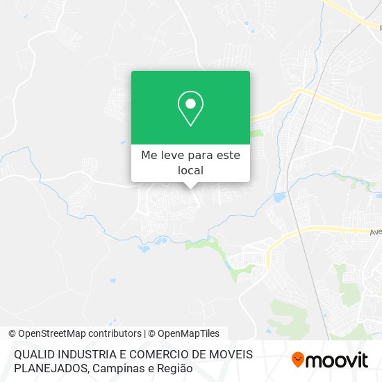 QUALID INDUSTRIA E COMERCIO DE MOVEIS PLANEJADOS mapa