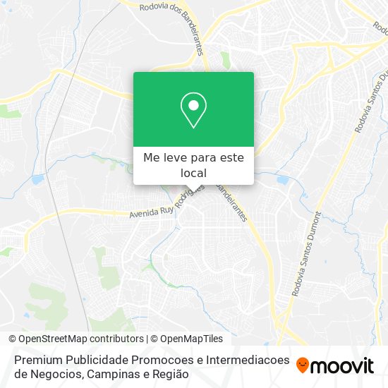 Premium Publicidade Promocoes e Intermediacoes de Negocios mapa