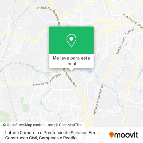 Ilathon Comercio e Prestacao de Servicos Em Construcao Civil mapa