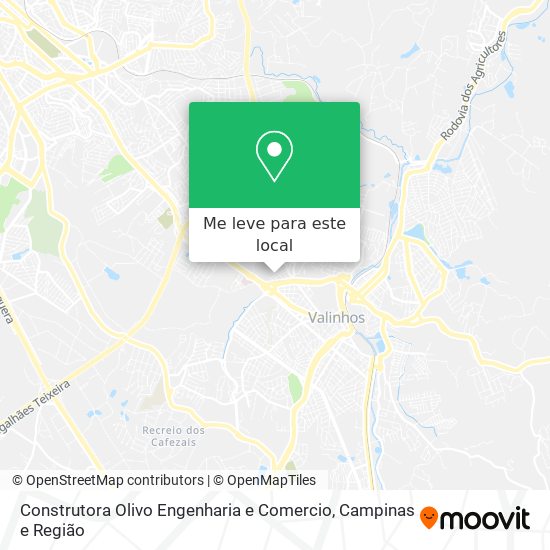 Construtora Olivo Engenharia e Comercio mapa