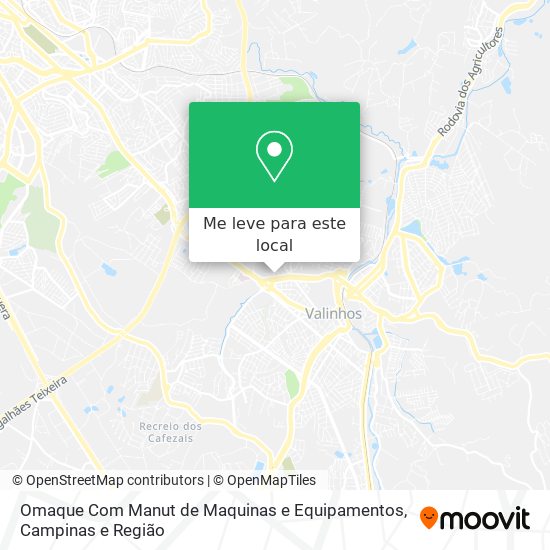 Omaque Com Manut de Maquinas e Equipamentos mapa