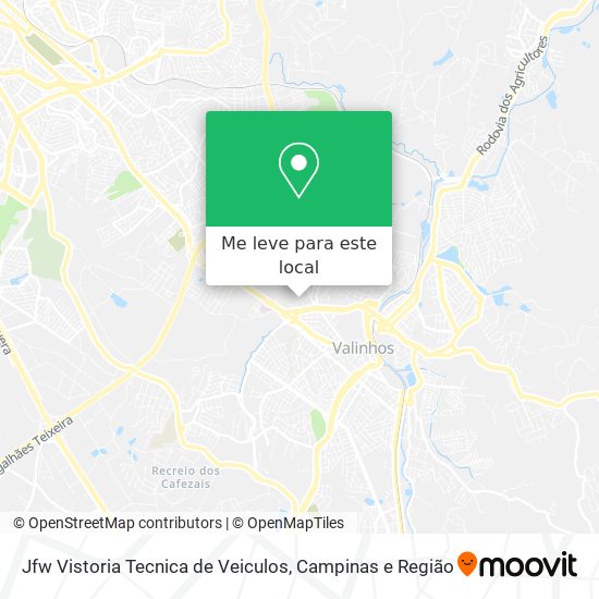 Jfw Vistoria Tecnica de Veiculos mapa