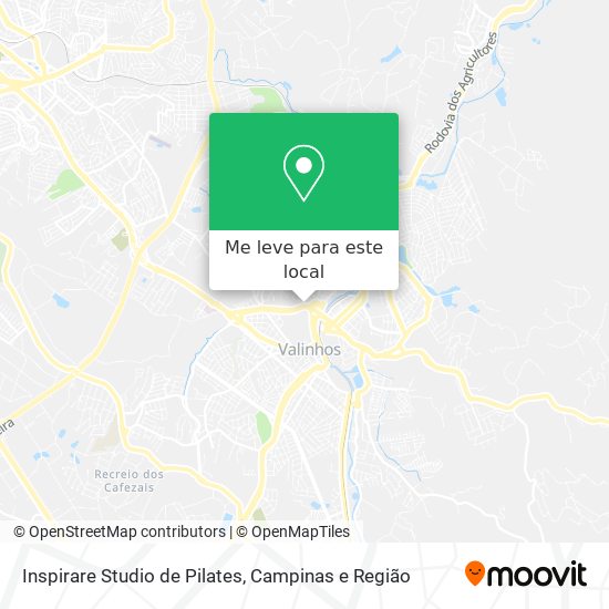 Inspirare Studio de Pilates mapa