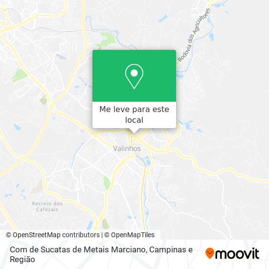 Com de Sucatas de Metais Marciano mapa