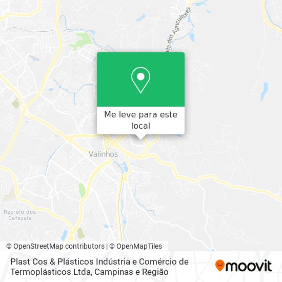 Plast Cos & Plásticos Indústria e Comércio de Termoplásticos Ltda mapa