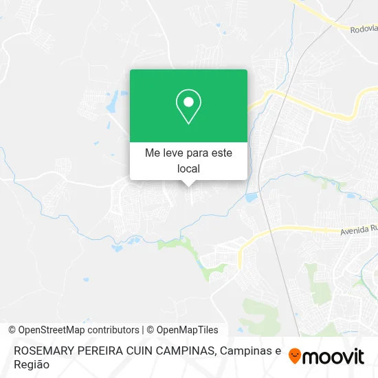 ROSEMARY PEREIRA CUIN CAMPINAS mapa