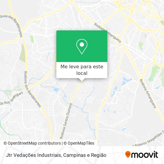 Jtr Vedações Industriais mapa