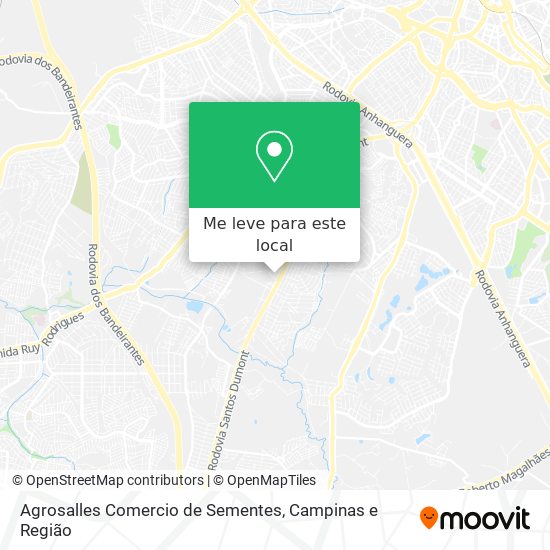 Agrosalles Comercio de Sementes mapa