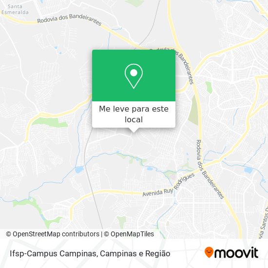 Ifsp-Campus Campinas mapa