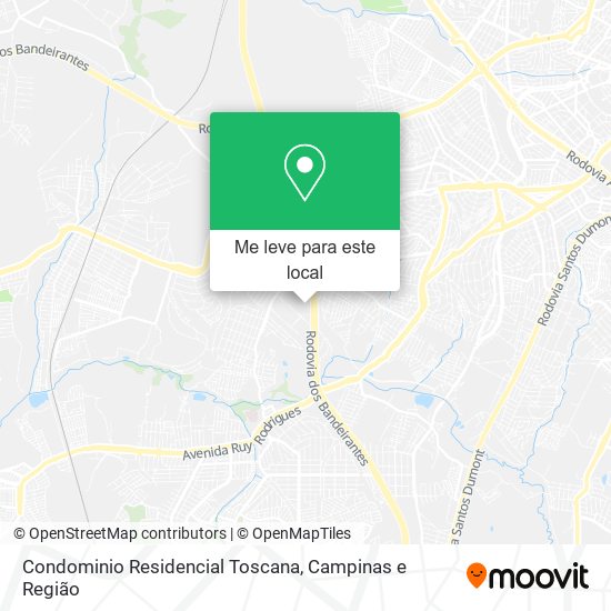 Condominio Residencial Toscana mapa