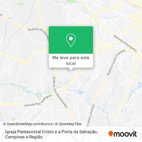 Igreja Pentecostal Cristo e a Porta da Salvação mapa