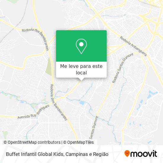 Buffet Infantil Global Kids mapa