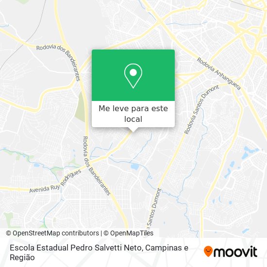 Escola Estadual Pedro Salvetti Neto mapa