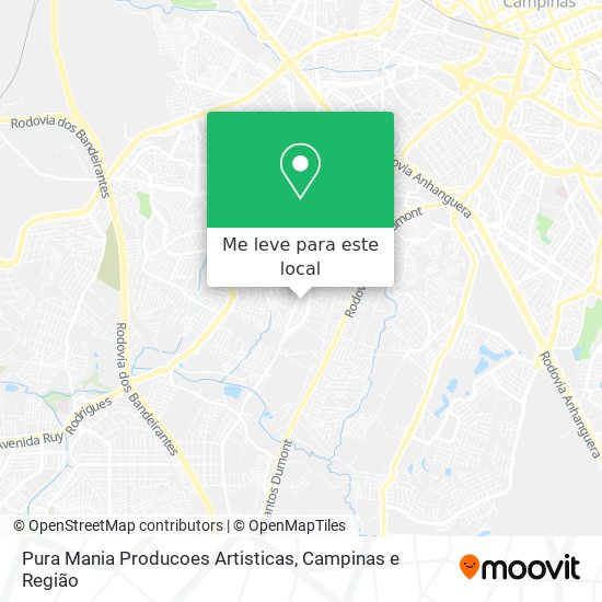 Pura Mania Producoes Artisticas mapa