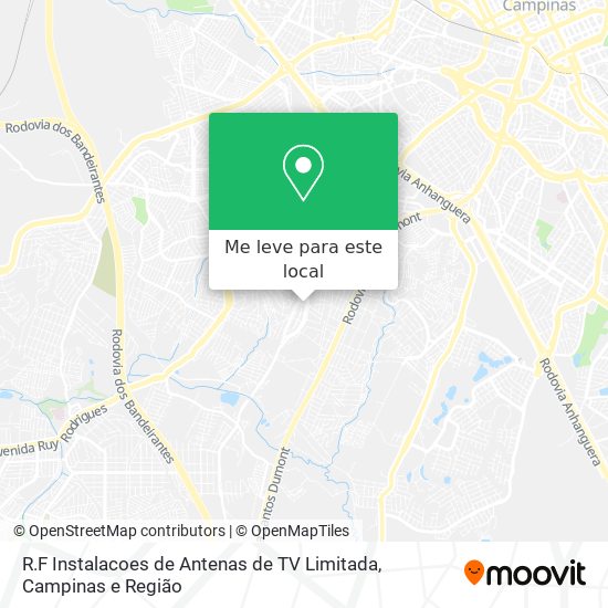 R.F Instalacoes de Antenas de TV Limitada mapa