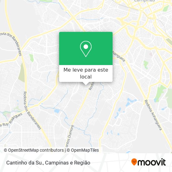 Cantinho da Su. mapa
