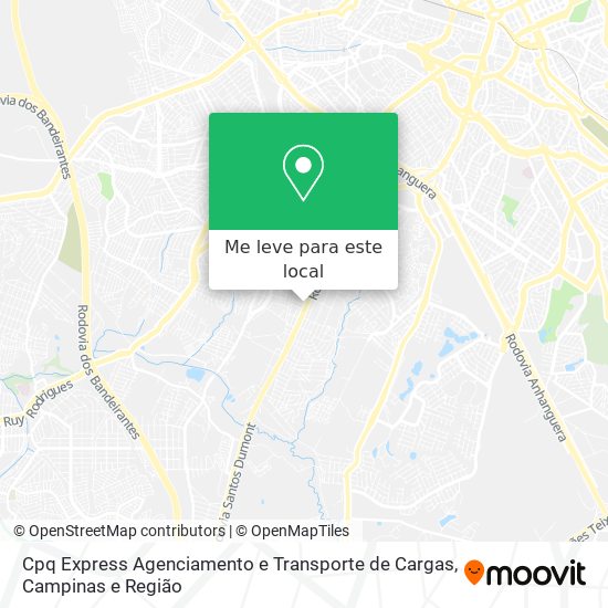 Cpq Express Agenciamento e Transporte de Cargas mapa