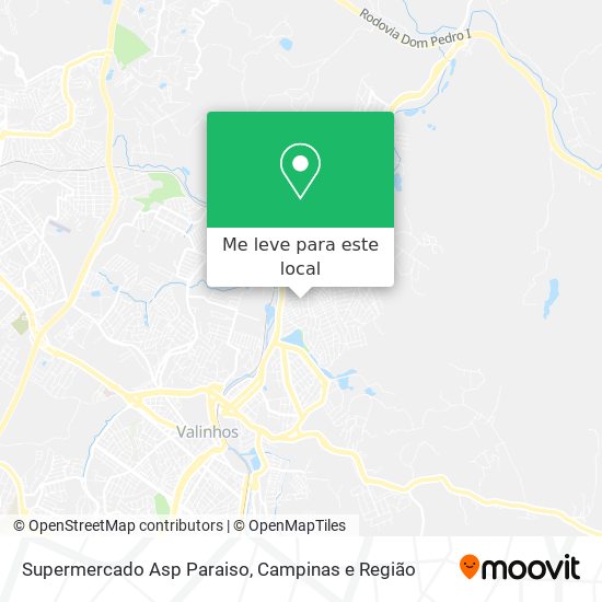 Supermercado Asp Paraiso mapa