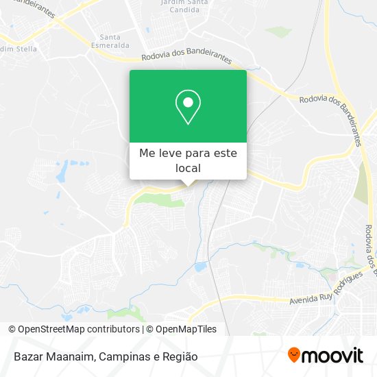 Bazar Maanaim mapa