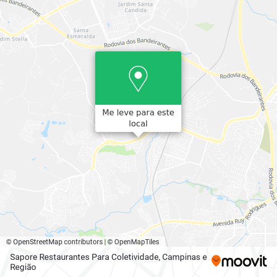 Sapore Restaurantes Para Coletividade mapa