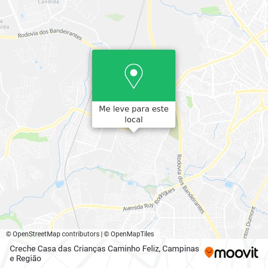 Creche Casa das Crianças Caminho Feliz mapa