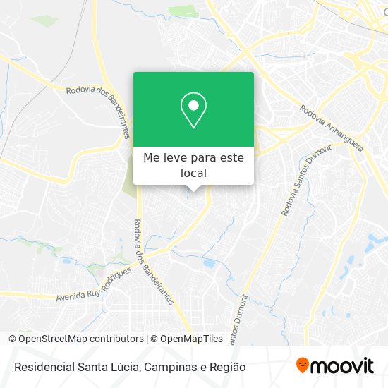 Residencial Santa Lúcia mapa