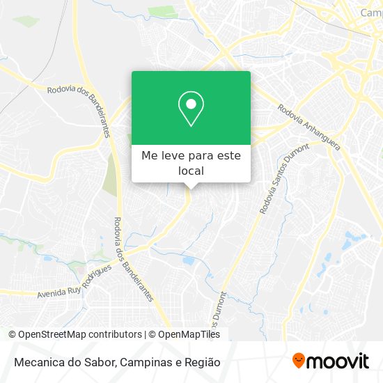 Mecanica do Sabor mapa