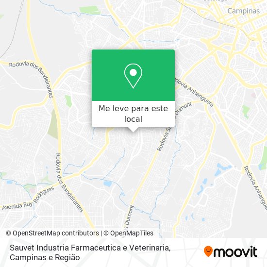 Sauvet Industria Farmaceutica e Veterinaria mapa