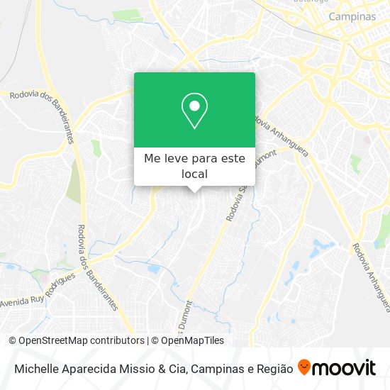 Michelle Aparecida Missio & Cia mapa