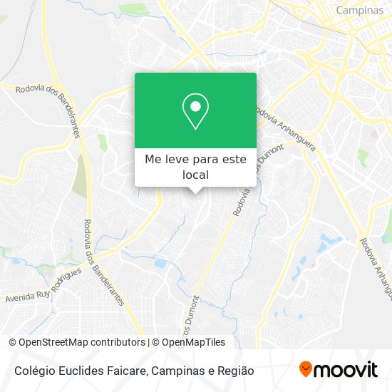 Colégio Euclides Faicare mapa