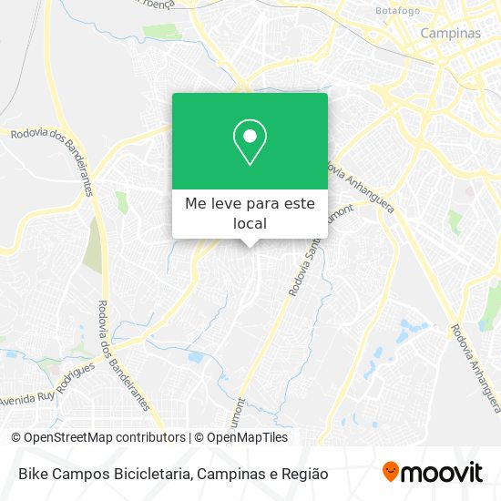 Bike Campos Bicicletaria mapa