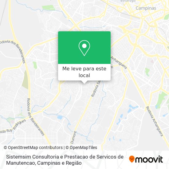 Sistemsim Consultoria e Prestacao de Servicos de Manutencao mapa