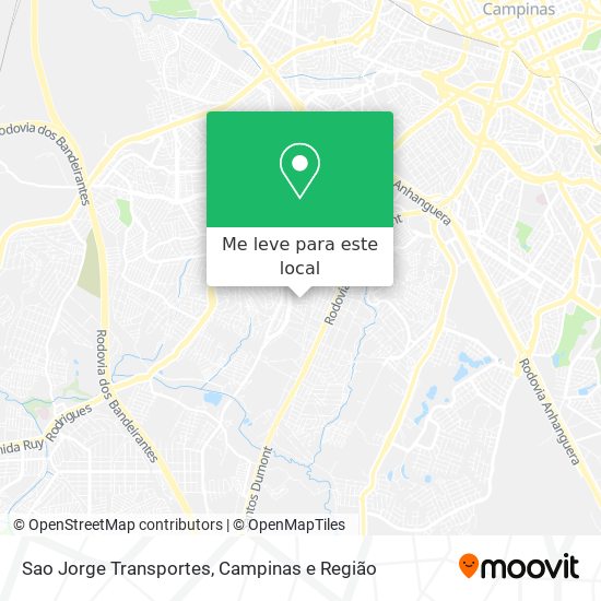 Sao Jorge Transportes mapa