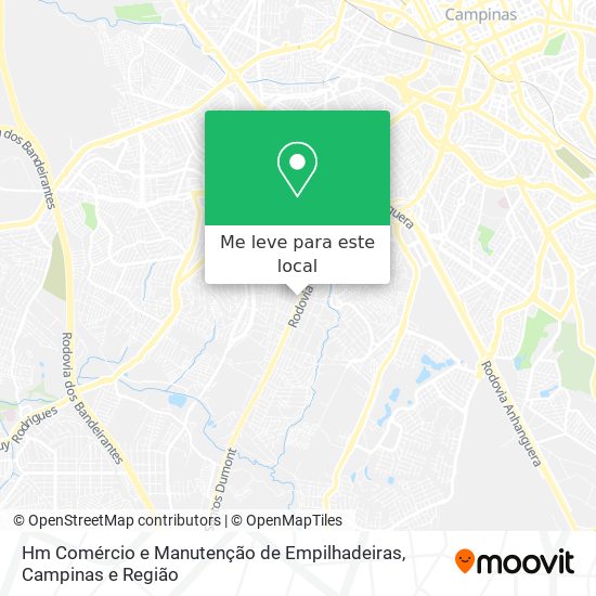 Hm Comércio e Manutenção de Empilhadeiras mapa