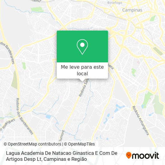 Lagua Academia De Natacao Ginastica E Com De Artigos Desp Lt mapa