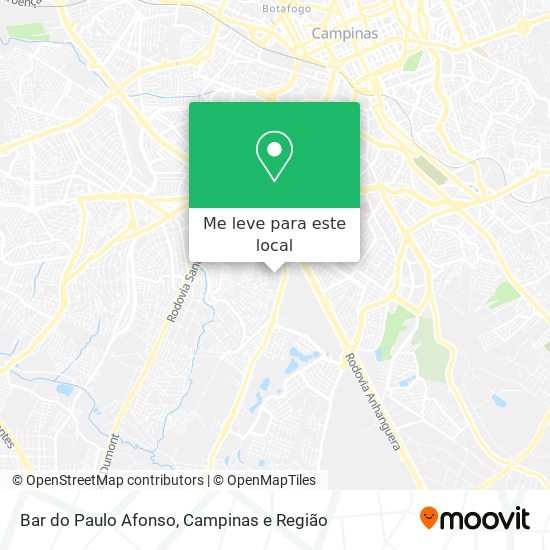 Bar do Paulo Afonso mapa